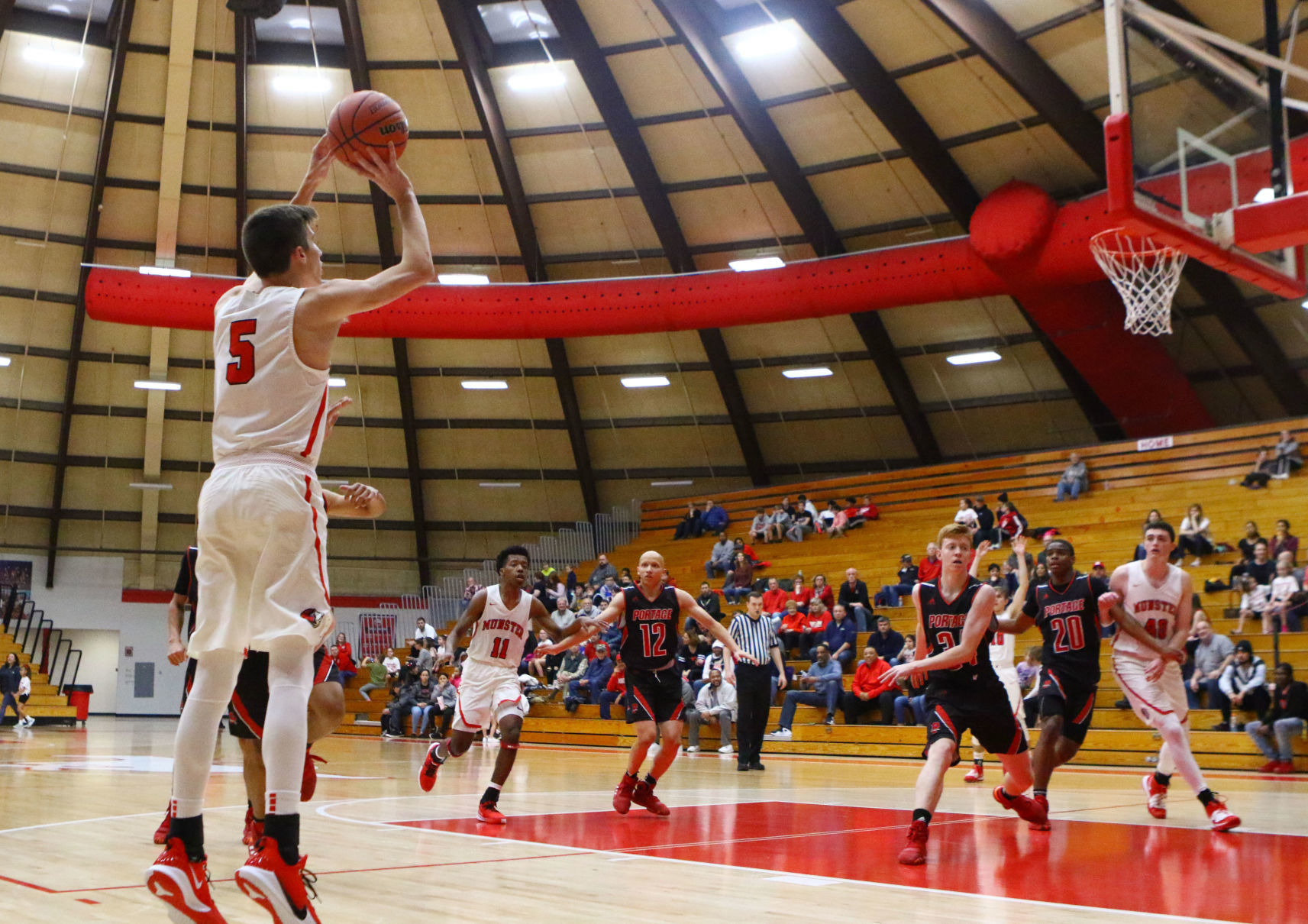 Portage at Munster boys basketball
